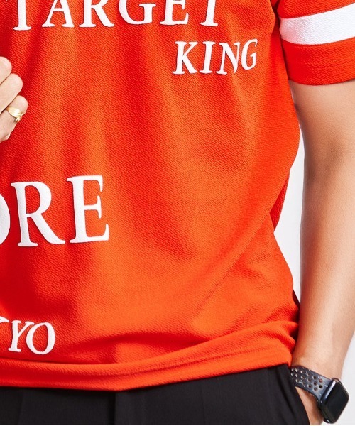 VIOLA(ヴィオラ)の「『VIOLA rumore/ヴィオラ ルモーレ』袖切替ライン クルー半袖Tシャツ(Tシャツ/カットソー・メンズ・レッド/ブラック/ホワイト・XL/L/M)」の15枚目の写真
