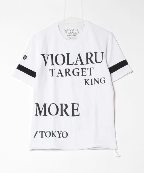 VIOLA(ヴィオラ)の「『VIOLA rumore/ヴィオラ ルモーレ』袖切替ライン クルー半袖Tシャツ(Tシャツ/カットソー・メンズ・レッド/ブラック/ホワイト・XL/L/M)」の17枚目の写真