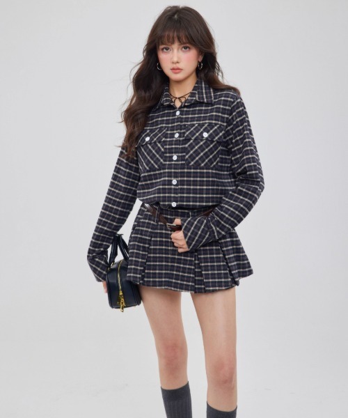 check trendy set up（セットアップ）｜DALLA（ダラ）の