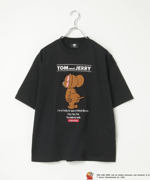 セール】TOM and JERRY トムとジェリー JERRY＆TUFFYサガラTシャツ（T