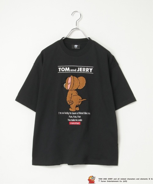 セール】TOM and JERRY トムとジェリー JERRY＆TUFFYサガラTシャツ（T