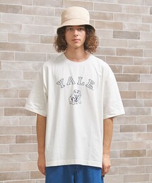 【UNISEX】YALEブルドックプリント Tシャツ