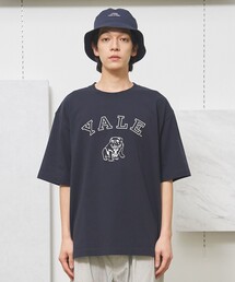 【UNISEX】YALEブルドックプリント Tシャツ
