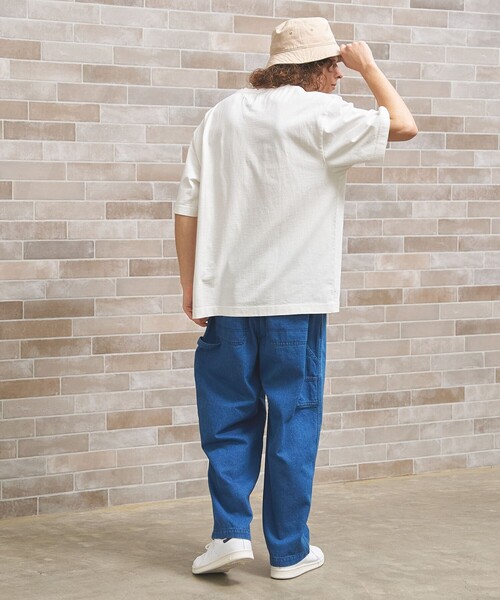 J.PRESS YORK STREET(ジェイプレスヨークストリート)の「【UNISEX】YALEブルドックプリント Tシャツ(Tシャツ/カットソー・メンズ・ホワイト系/ネイビー系/ライラック系・SMALL/MEDIUM/LARGE)」の6枚目の写真