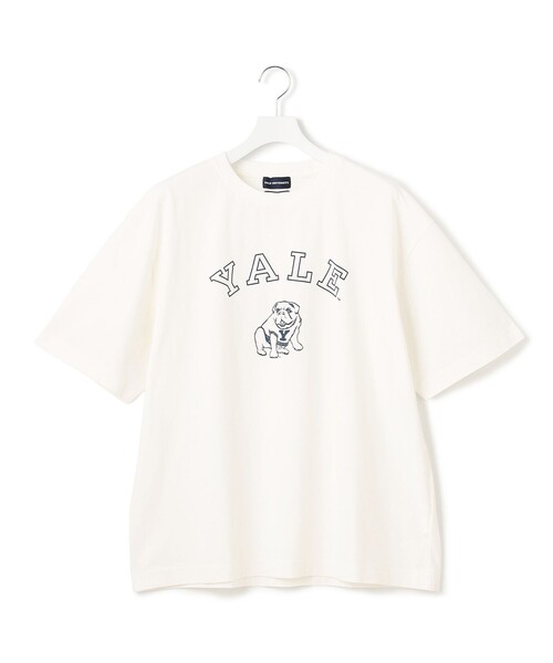 J.PRESS YORK STREET(ジェイプレスヨークストリート)の「【UNISEX】YALEブルドックプリント Tシャツ(Tシャツ/カットソー・メンズ・ホワイト系/ネイビー系/ライラック系・SMALL/MEDIUM/LARGE)」の8枚目の写真