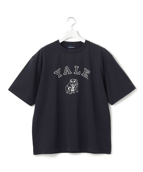 J.PRESS YORK STREET(ジェイプレスヨークストリート)の「【UNISEX】YALEブルドックプリント Tシャツ(Tシャツ/カットソー・メンズ・ホワイト系/ネイビー系/ライラック系・SMALL/MEDIUM/LARGE)」の13枚目の写真