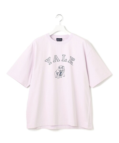 J.PRESS YORK STREET(ジェイプレスヨークストリート)の「【UNISEX】YALEブルドックプリント Tシャツ(Tシャツ/カットソー・メンズ・ホワイト系/ネイビー系/ライラック系・SMALL/MEDIUM/LARGE)」の17枚目の写真