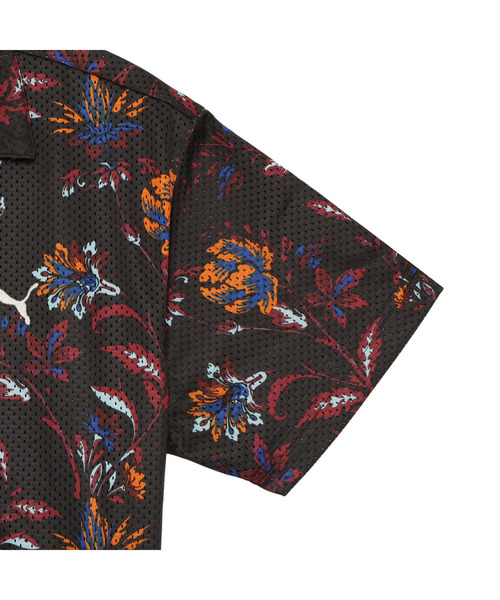 PUMA（プーマ）の「PUMA プーマ メンズ フローラル AOP 半袖 シャツ（その他トップス・メンズ・ブラック/オフホワイト・SMALL/XX-LARGE/LARGE/X-LARGE/MEDIUM）」の7枚目の写真