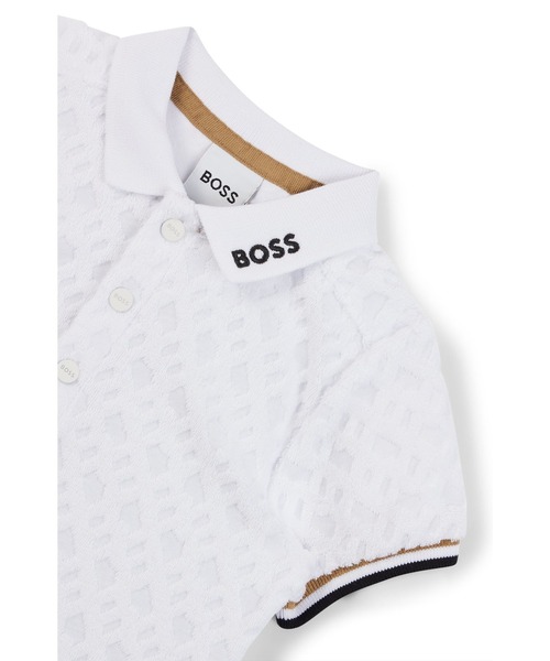 BOSS(ボス)の「ギフトボックスセット ベビー ポロシャツ&ショートパンツ(ポロシャツ・キッズ・ホワイト・67/74/71)」の2枚目の写真