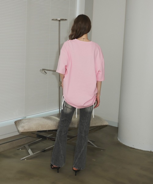 セール】オーバーサイズメッセージロゴTシャツ（Tシャツ