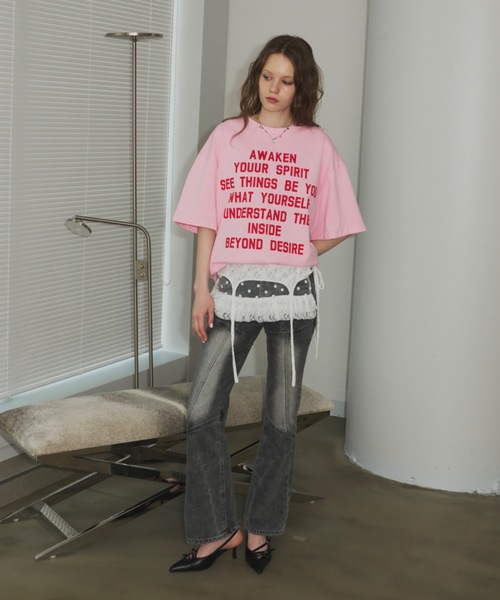 Saruwa2♡ページ ZARAのピンク】可愛すぎー♡ 夏のヘビロテ確定！「最強Tシャツ