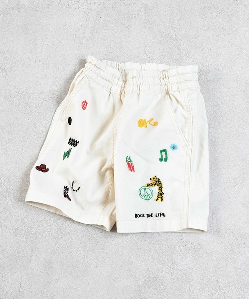 Ocean&Ground(オーシャン&グラウンド)の「ステッチショーツ(その他パンツ・キッズ・マルチ/キナリ・80/90/95/100/120/130/140/110)」の2枚目の写真