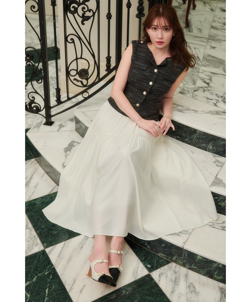 Emma Tweed Docking Dress（ワンピース）｜Her lip to（ハー