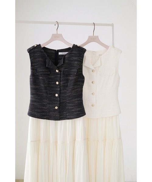 Emma Tweed Docking Dress（ワンピース）｜Her lip to（ハー