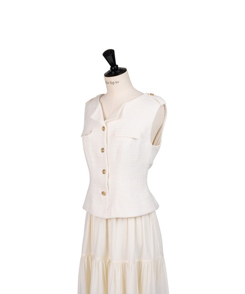 Emma Tweed Docking Dress（ワンピース）｜Her lip to（ハー