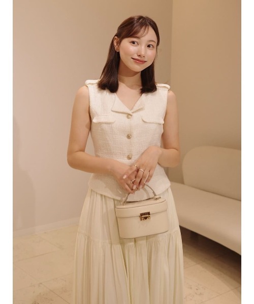 Emma Tweed Docking Dress（ワンピース）｜Her lip to（ハーリップ