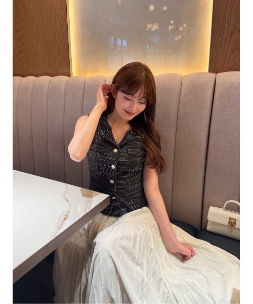 Emma Tweed Docking Dress（ワンピース）｜Her lip to（ハーリップ