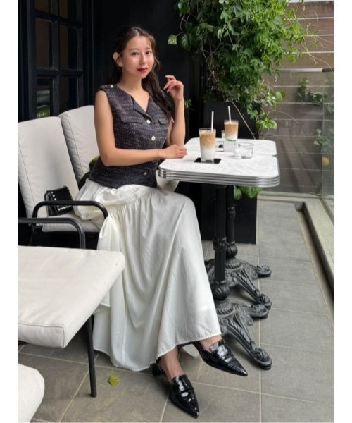 Emma Tweed Docking Dress（ワンピース）｜Her lip to（ハーリップ