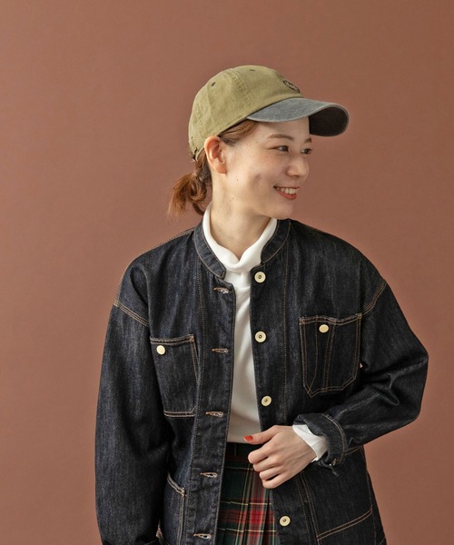 PAR ICI（パーリッシィ）の「NAVYS cheering club バイカラーキャップ（キャップ・レディース・ホワイト/グリーン/カーキ・FREE）」の16枚目の写真