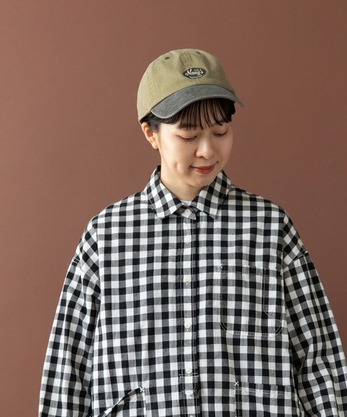 PAR ICI（パーリッシィ）の「NAVYS cheering club バイカラーキャップ（キャップ・レディース・ホワイト/グリーン/カーキ・FREE）」の12枚目の写真