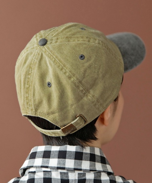 PAR ICI（パーリッシィ）の「NAVYS cheering club バイカラーキャップ（キャップ・レディース・ホワイト/グリーン/カーキ・FREE）」の22枚目の写真