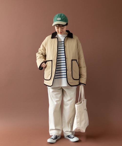 PAR ICI（パーリッシィ）の「NAVYS cheering club バイカラーキャップ（キャップ・レディース・ホワイト/グリーン/カーキ・FREE）」の13枚目の写真