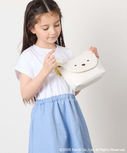 a.v.v（アーヴェヴェ）の「[KIDS]すみっコショルダー（ショルダーバッグ・キッズ・ダークインディゴブルー/ホワイト/ベージュ・120）」の2枚目の写真