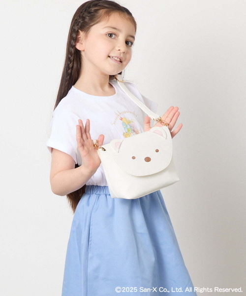 a.v.v（アーヴェヴェ）の「[KIDS]すみっコショルダー（ショルダーバッグ・キッズ・ダークインディゴブルー/ホワイト/ベージュ・120）」の11枚目の写真