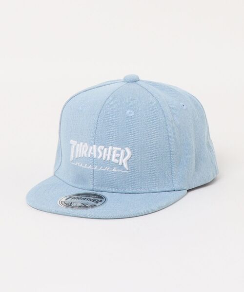 THRASHER/スラッシャー キッズ キャップ MAG LOGO DENIM FLTV