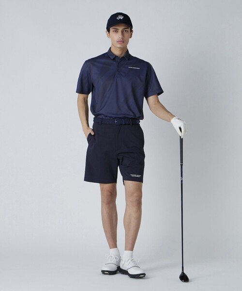 UNITED ARROWS Golf ネイビー ショートパンツ M メンズ 360° マスター ショートパンツ ―撥水 ストレッチ―