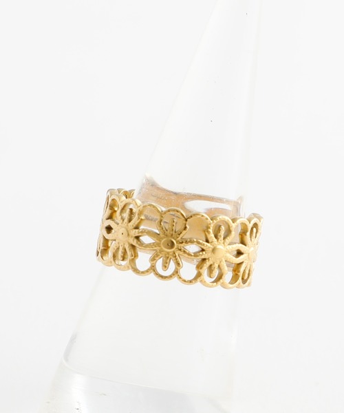 JewCas（ジュアキャス）の「【金属アレルギー対応ノットアレプラス】２WAY　Flora Loopリング/イヤカフ[NOP0121]（リング・レディース・ゴールド/シルバー・FREE）」の11枚目の写真