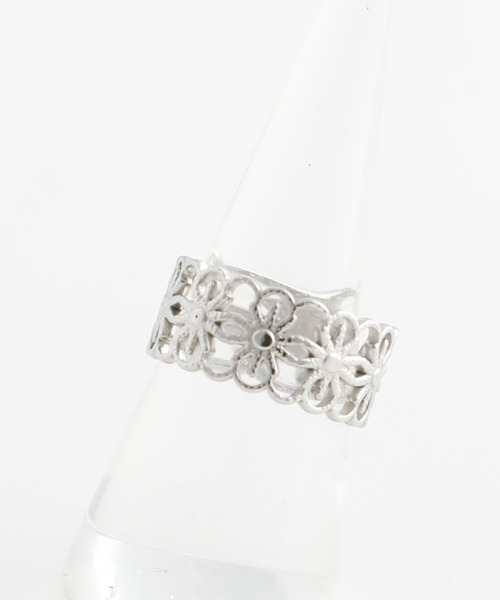 JewCas（ジュアキャス）の「【金属アレルギー対応ノットアレプラス】２WAY　Flora Loopリング/イヤカフ[NOP0121]（リング・レディース・ゴールド/シルバー・FREE）」の6枚目の写真