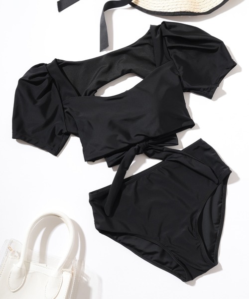 背中リボン付き セパレート水着 美シルエット 2点セット 楽天市場】＼1,880円！900円OFFクーポン利用で／水着 レディース