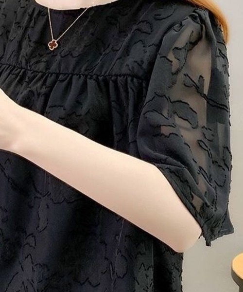 Beststore(ベストストア)の「シフォンブラウス フレア袖 ゆったり(シャツ/ブラウス・レディース・ホワイト/モカ/ブラック・FREE)」の10枚目の写真