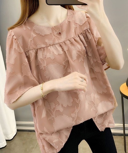 Beststore(ベストストア)の「シフォンブラウス フレア袖 ゆったり(シャツ/ブラウス・レディース・ホワイト/モカ/ブラック・FREE)」の21枚目の写真