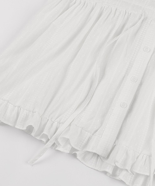 セール】FANCY CLUB/ファンシークラブ SHIRRING PUFF BLOUSE