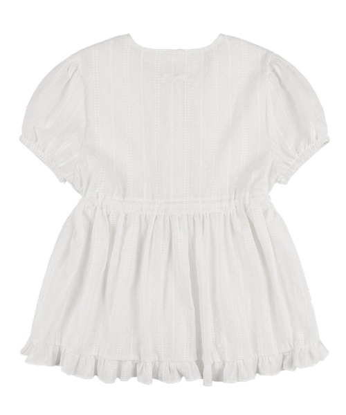 FANCY CLUB(ファンシークラブ)の「FANCY CLUB/ファンシークラブ SHIRRING PUFF BLOUSE ブラウス(シャツ/ブラウス・レディース・ホワイト・ONE SIZE)」の3枚目の写真