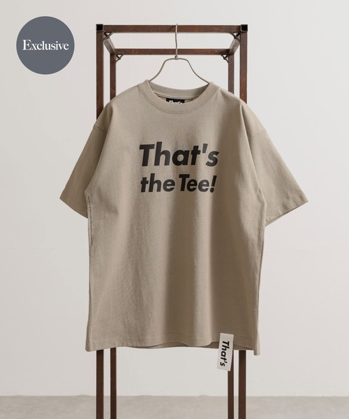 THE GOODLAND MARKET（ザグッドランドマーケット）の「『一部別注カラー』That’s　The Tee Thats（Tシャツ/カットソー・メンズ・ホワイト/ブラック/ベージュ・MEDIUM/LARGE/X-LARGE）」の3枚目の写真