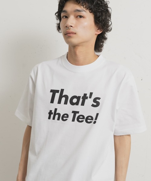 THE GOODLAND MARKET（ザグッドランドマーケット）の「『一部別注カラー』That’s　The Tee Thats（Tシャツ/カットソー・メンズ・ホワイト/ブラック/ベージュ・MEDIUM/LARGE/X-LARGE）」の5枚目の写真