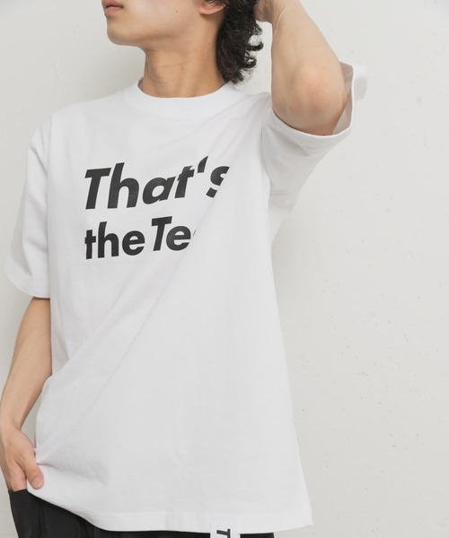THE GOODLAND MARKET（ザグッドランドマーケット）の「『一部別注カラー』That’s　The Tee Thats（Tシャツ/カットソー・メンズ・ホワイト/ブラック/ベージュ・MEDIUM/LARGE/X-LARGE）」の6枚目の写真