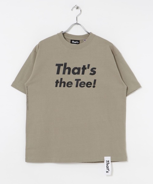 THE GOODLAND MARKET（ザグッドランドマーケット）の「『一部別注カラー』That’s　The Tee Thats（Tシャツ/カットソー・メンズ・ホワイト/ブラック/ベージュ・MEDIUM/LARGE/X-LARGE）」の16枚目の写真
