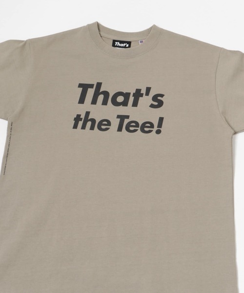 THE GOODLAND MARKET（ザグッドランドマーケット）の「『一部別注カラー』That’s　The Tee Thats（Tシャツ/カットソー・メンズ・ホワイト/ブラック/ベージュ・MEDIUM/LARGE/X-LARGE）」の18枚目の写真