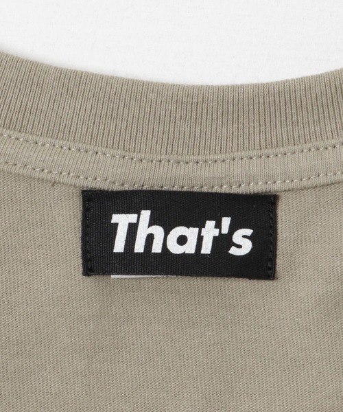 THE GOODLAND MARKET（ザグッドランドマーケット）の「『一部別注カラー』That’s　The Tee Thats（Tシャツ/カットソー・メンズ・ホワイト/ブラック/ベージュ・MEDIUM/LARGE/X-LARGE）」の22枚目の写真