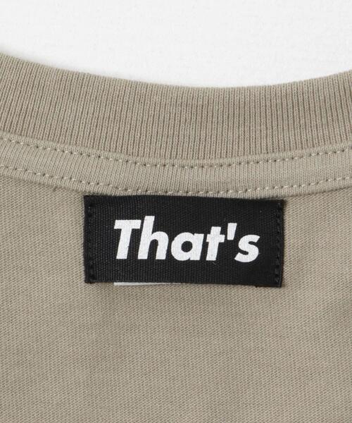 THE GOODLAND MARKET(ザグッドランドマーケット)の「『一部別注カラー』That’s The Tee Thats(Tシャツ/カットソー・メンズ・ホワイト/ブラック/ベージュ・MEDIUM/LARGE/X-LARGE)」の19枚目の写真