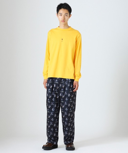 DIET BUTCHER（ダイエットブッチャー）の「DIET BUTCHER/ダイエットブッチャー long sleeve T-shirt (finger) 長袖Tシャツ（Tシャツ/カットソー・メンズ・オレンジ系その他/ホワイト・3/2/1）」の16枚目の写真