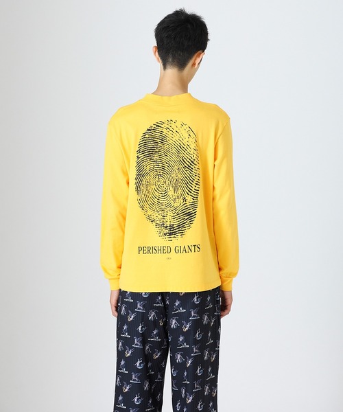 DIET BUTCHER（ダイエットブッチャー）の「DIET BUTCHER/ダイエットブッチャー long sleeve T-shirt (finger) 長袖Tシャツ（Tシャツ/カットソー・メンズ・オレンジ系その他/ホワイト・3/2/1）」の15枚目の写真