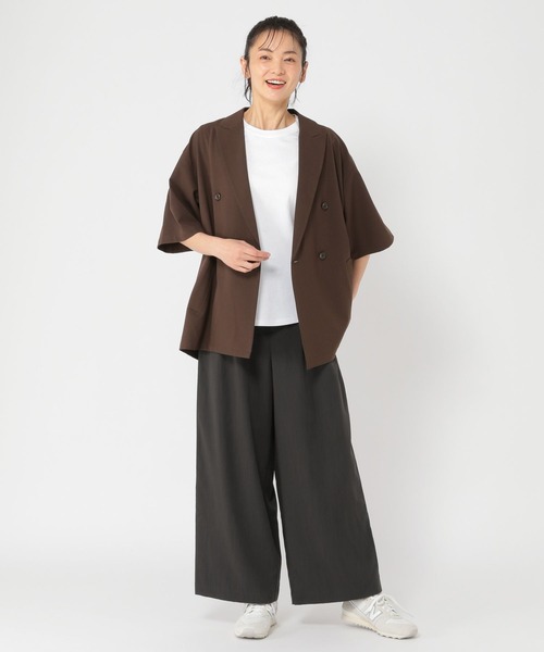 セール】《ウタオ》半袖サマージャケット（テーラードジャケット