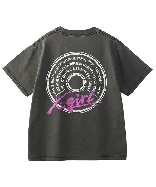 PIGMENT DYED CIRCLE TEXT LOGO S/S TEE（Tシャツ/カットソー