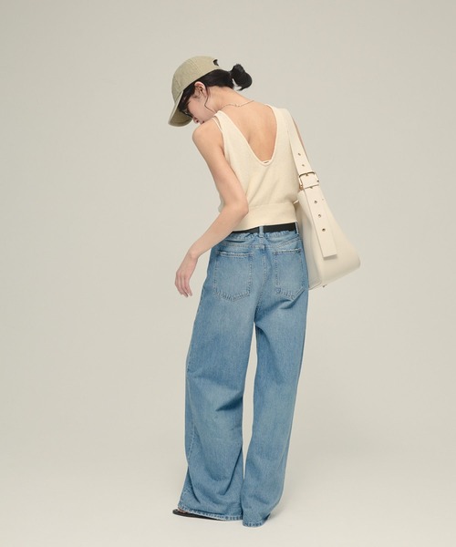 eL(エル)の「【eL】9G Boucle NS/491048(ニット/セーター・レディース・アイボリー/ブラック・FREE)」の5枚目の写真