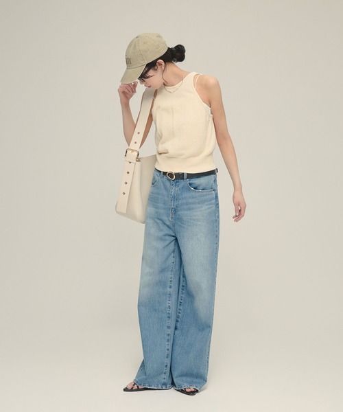 eL(エル)の「【eL】9G Boucle NS/491048(ニット/セーター・レディース・アイボリー/ブラック・FREE)」の6枚目の写真
